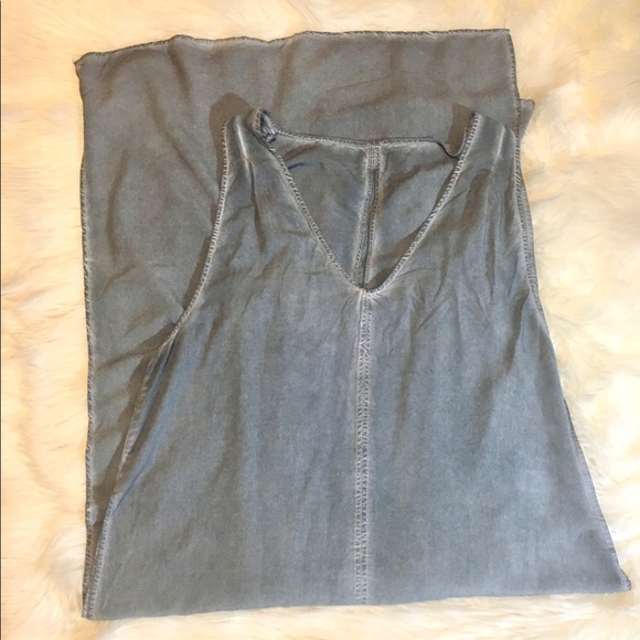 Blue Sleeveless Maxi Dress - Picture 4 of 6